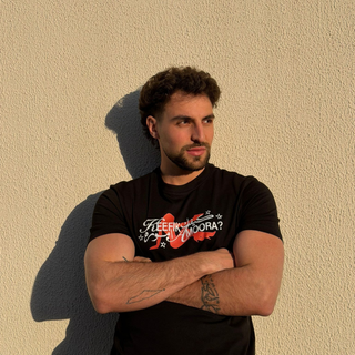 KEEFIK AMOORA? UNISEX TEE - BLACK