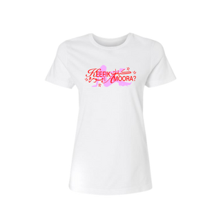 KEEFIK AMOORA? WOMENS TEE - WHITE